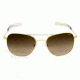 Randolph Aviator 23K Gold Frame, Tan Gradient Nylon Lens, 23K Gold Frame, 55MM AF51604-NY
