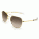 Randolph Aviator 23K Gold Frame, Tan Gradient Nylon Lens, 23K Gold Frame, 55MM AF51604-NY