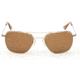Randolph Aviator 23K Gold Frame, Tan Polarized Glass Lens, 23K Gold Frame, 55MM AF51432