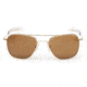 Randolph Aviator 23K Gold Frame, Tan Polarized Glass Lens, 23K Gold Frame, 58MM AF81632