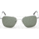 Randolph Aviator Sunglasses, Matte Chrome Frame, Agx Lens, AF084