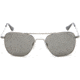 Randolph Aviator Sunglasses, Gun Metal Frame, Gray Lens, AF090