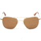 Randolph Aviator Sunglasses, Gold 23K Frame, Tan Lens, AF102