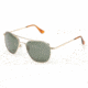 Randolph Aviator Sunglasses, Gold 23K Frame, Agx Lens, AF104