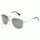 Randolph Aviator Bright Chrome Frame, Gray Flash Mirror Glass Lens, Bright Chrome Frame, 55MM AF53463
