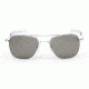 Randolph Aviator Bright Chrome Frame, Gray Glass Lens, Bright Chrome Frame, 55MM AF53611