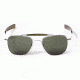 Randolph Aviator Ii Bright Chrome Frame, Agx Glass Lens, Bright Chrome Frame, 55MM AT53614