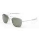 Randolph Matte Chrome Aviator Sunglasses