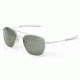 Randolph Aviator Matte Chrome Frame, Agx PC Lens, Matte Chrome Frame, 58MM AF84614-PC