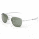 Randolph Aviator Matte Chrome Frame, Agx Polarized PC Lens, Matte Chrome Frame, 55MM AF54633-PC