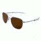 Randolph Aviator Matte Chrome Frame, Bronze PC Lens, Matte Chrome Frame, 58MM AF84670-PC