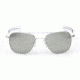 Randolph Aviator Matte Chrome Frame, Gray Flash Mirror Glass Lens, Matte Chrome Frame, 58MM AF84663