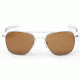 Randolph Aviator Matte Chrome Frame, Tan Glass Lens, Matte Chrome Frame, 55MM AF54612