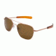 Randolph Aviator Progressive Prescription Sunglasses, Rose Gold Satin Frame, Polarized, AF8Z632PR