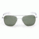 Randolph Aviator Progressive Prescription Sunglasses, White Gold Frame, Polarized, AF5G664PR
