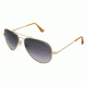 Randolph Concorde 23K Gold Frame, Gray Gradient Nylon Lens, 23K Gold Frame, 57MM CR71403-NY