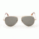 Randolph Concorde 23K Gold Frame, Gray Polarized Glass Lens, 23K Gold Frame, 57MM CR71434