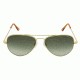 Randolph Concorde 23K Gold Frame, Green Gradient Nylon Lens, 23K Gold Frame, 61MM CR11401-NY