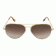 Randolph Concorde 23K Gold Frame, Tan Gradient Nylon Lens, 23K Gold Frame, 61MM CR11404-NY