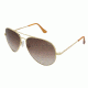 Randolph Concorde 23K Gold Frame, Tan Gradient Nylon Lens, 23K Gold Frame, 57MM CR71404-NY