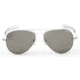 Randolph Concorde Bright Chrome Frame, Gray Polarized Glass Lens, Bright Chrome Frame, 61MM CR13634