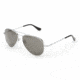Randolph Concorde Bright Chrome Frame, Gray Polarized Glass Lens, Bright Chrome Frame, 57MM CR73434