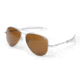Randolph Concorde Bright Chrome Frame, Tan Polarized Glass Lens, Bright Chrome Frame, 57MM CR73632