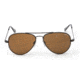 Randolph Concorde Matte Black Frame, Tan Polarized Glass Lens, Matte Black Frame, 57MM CR72432