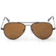 Randolph Concorde Matte Black Frame, Tan Polarized PC Lens, Matte Black Frame, 57MM CR72432-PC