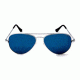 Randolph Concorde Matte Chrome Frame, Blue Sky PC Lens, Matte Chrome Frame, 57MM CR74468-PC