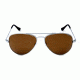 Randolph Concorde Matte Chrome Frame, Bronze PC Lens, Matte Chrome Frame, 61MM CR14470-PC