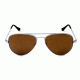 Randolph Concorde Matte Chrome Frame, Bronze PC Lens, Matte Chrome Frame, 57MM CR74470-PC