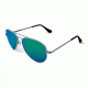 Randolph Concorde Matte Chrome Frame, Green Flash PC Lens, Matte Chrome Frame, 57MM CR74467-PC