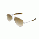 Randolph Concorde Sunglasses, Matte Chrome Frame, Glass Tan Gradient Ar Lens, CR74604