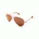 Randolph Concorde Sunglasses, Rose Gold 23K Frame, Pc Rose Gold Fl Mirror Lens, CR15466-PC
