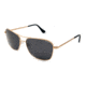 Randolph Corsair Almond Gold Frame, Gray Polarized PC Lens, Almond Gold Frame, 58MM CS8A434-PC