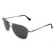 Randolph Corsair Antique Silver Frame, Gray Polarized PC Lens, Antique Silver Frame, 58MM CS8S434-PC