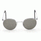 Randolph P-3 Bright Chrome Frame, Gray Glass Lens, Bright Chrome Frame, 49/23MM P3P3711