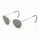 Randolph P-3 Bright Chrome Frame, Gray Glass Lens, Bright Chrome Frame, 49/23MM P3P3711