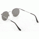 Randolph P-3 Bright Chrome Frame, Gray Polarized PC Lens, Bright Chrome Frame, 49/23MM P3P3434-PC