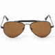 Randolph Sportsman Matte Black Frame, Tan PC Lens, Matte Black Frame, 57MM SP72412-PC