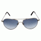 Randolph The Hawk Single Vision Prescription Sunglasses, Dark Ruthenium Polished Frame, OP7F402-2-NYSV