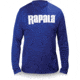 Rapala Core Long Sleeve Shirt, Royal Blue, Extra Large, RCLS9006XL