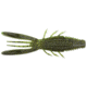 Rapala CrushCity Bronco Bug, 6 Pack, Green Pumpkin Chartreuse Pepper, 4in, CCBRB4GPCH