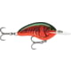 Rapala OG Deep Tiny 07 5/16 oz, 7' Depth, Two #5 Treble Hooks, Red Crawdad, OGT07RCW