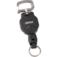 Rapala Retractable Laynard, 28in Cord Length, 6 oz Hang Weight Capacity, 360 Degree Rotating Carabiner Clip, Quick Release, RL3