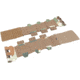 Raptor Tactical MK1 THOR Elastic Cummerbund - Magnetic, Rhodesian, Medium, T1-RH-MD-Magnetic