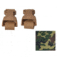 Raptor Tactical Universal Chest Rig - Attachment Kit, Coyote Brown/Woodland, One Size, RT-UCR-AK-CB-LWD