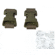 Raptor Tactical Universal Chest Rig - Attachment Kit, Ranger Green/Multicam Alpine, One Size, RT-UCR-AK-RG-LMCA