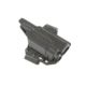 Raven Concealment Perun LC Holster, Glock 19/Glock 23/Glock 26, Ambidextrous, Matte, Black, PXG19TLR7A